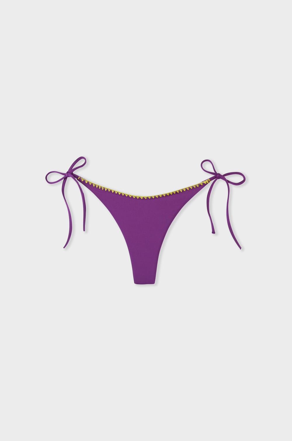 Bikini br&eacute;silien &agrave; nouer bas de maillot;${refinementColor}