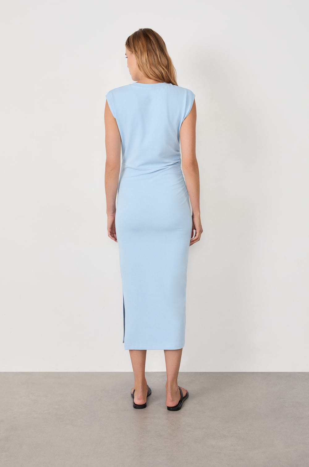 Robe longue en coton;${refinementColor}