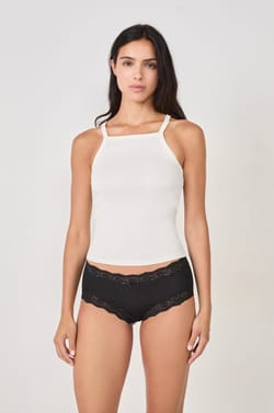 Set de 3 bragas culottes de algod&oacute;n y encaje;${refinementColor}