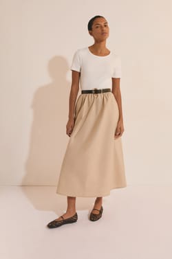 Robe longue en coton;${refinementColor}