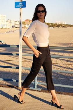 Pantalon capri;${refinementColor}