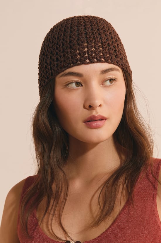 Bonnet en crochet;${refinementColor}