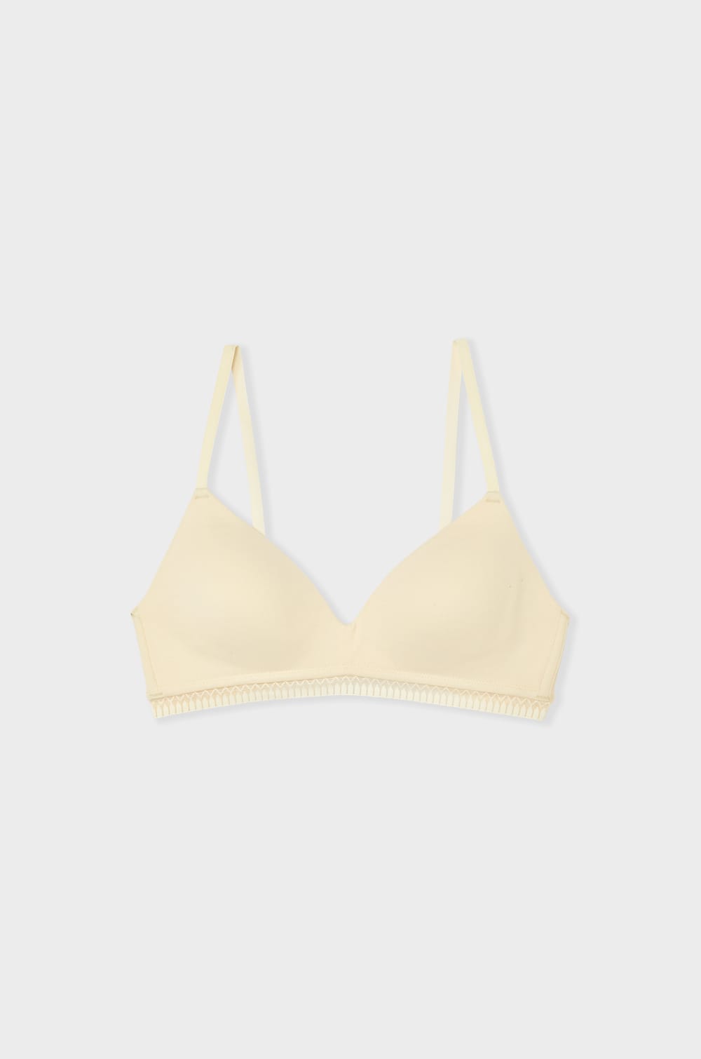 Soutien-gorge sans armatures coques fines en coton biologique;${refinementColor}