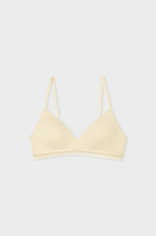 Soutien-gorge sans armatures coques fines en coton biologique;${refinementColor}