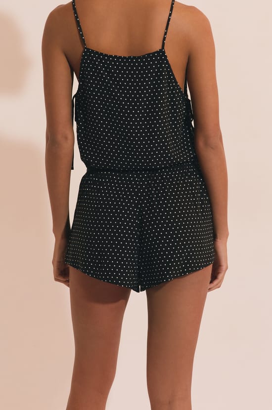 Top de pyjama &agrave; pois;${refinementColor}