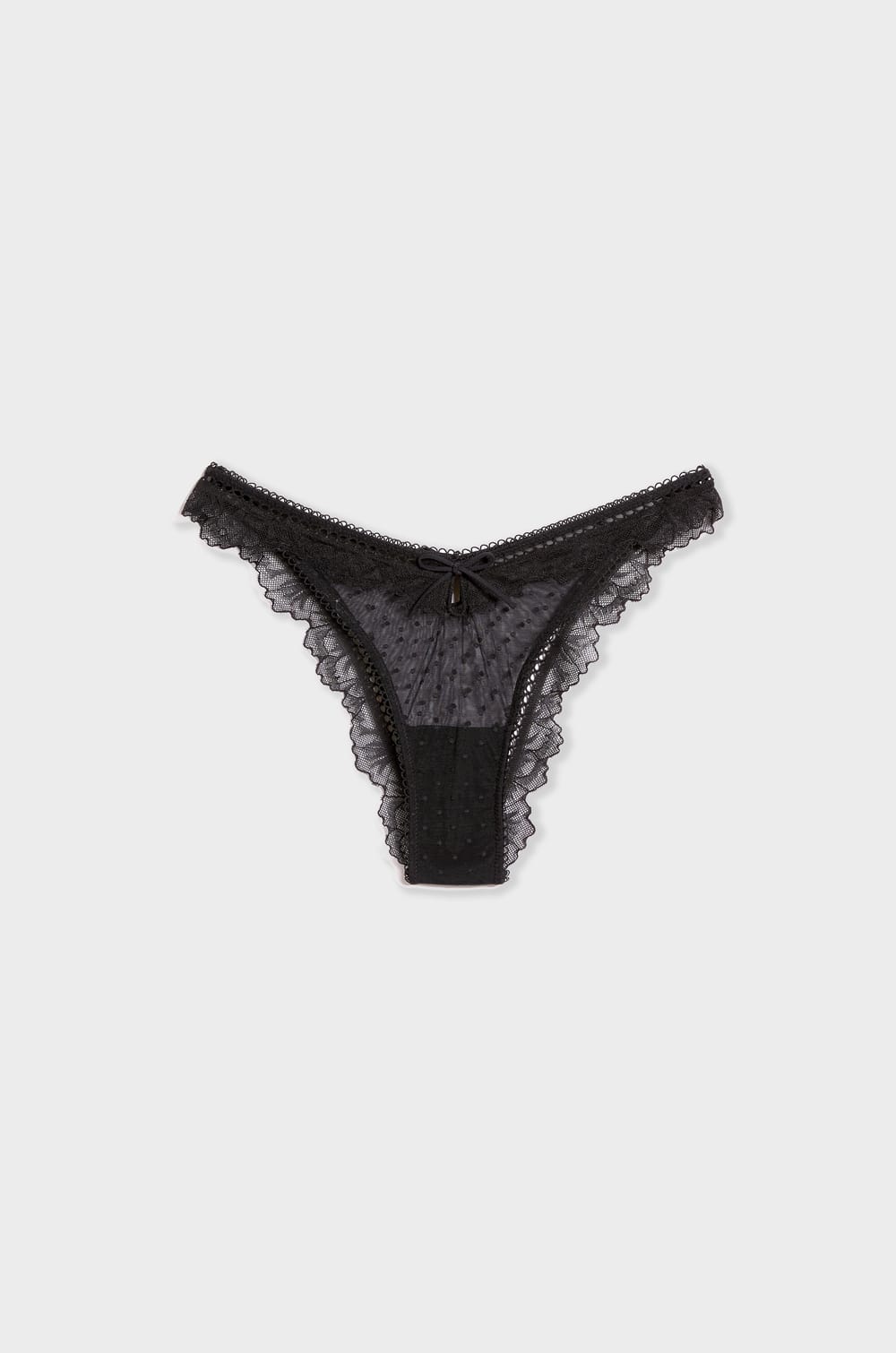 Tulle and Lace Brief;${refinementColor}