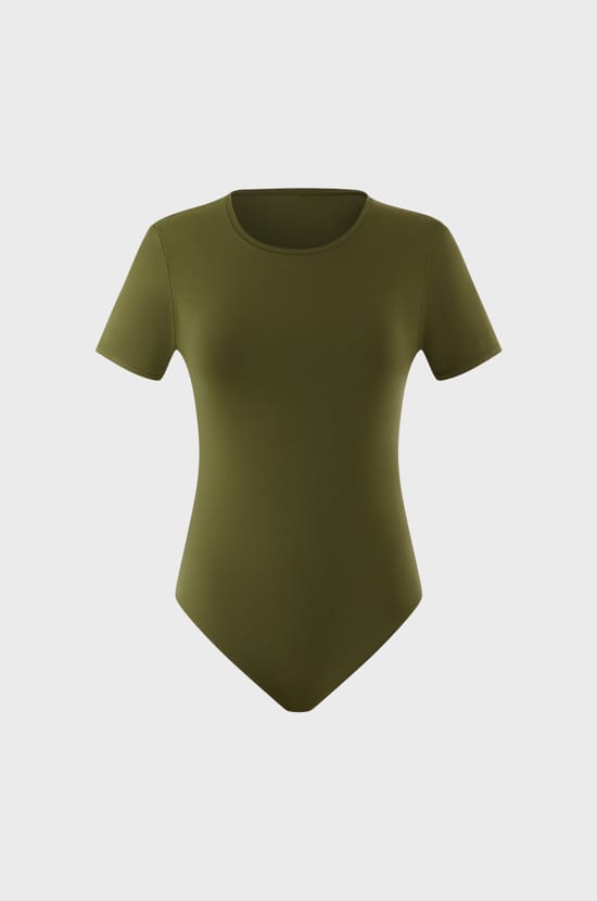 Body z kr&oacute;tkim rękawem z mikrofibry;${refinementColor}