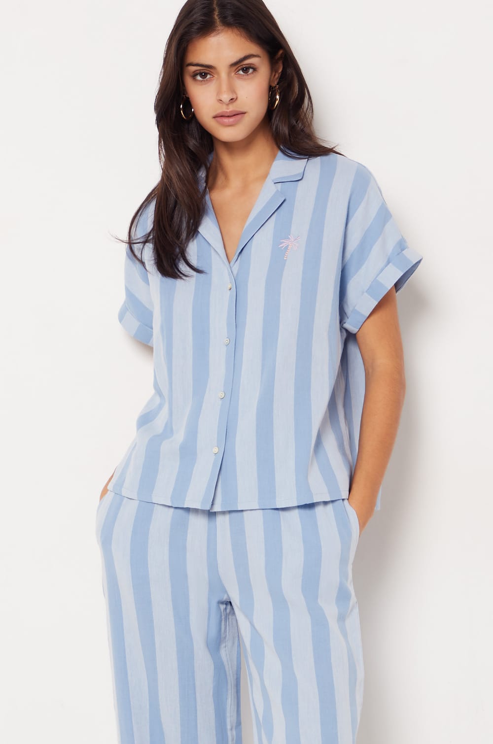 Pyjama Garçon Gonzague Twill Bleu - L'orangerie
