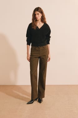 Pantalon &agrave; motif l&eacute;opard;${refinementColor}