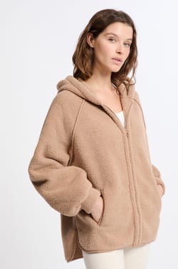 Bluza z kapturem z efektem polaru;${refinementColor}