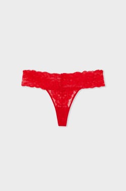 Lace Thong;${refinementColor}