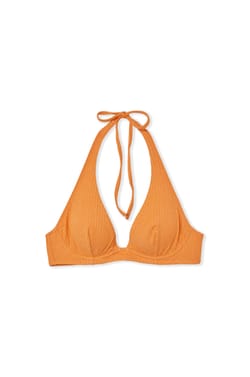 Bikini Top Triangle Iridescent with Underwires;${refinementColor}