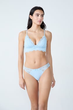 Hipster en microfibre et dentelle;${refinementColor}