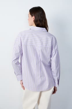 Long-Sleeved Striped Shirt;${refinementColor}