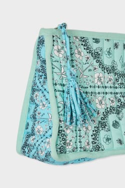 Pochette imprimée en coton;${refinementColor}