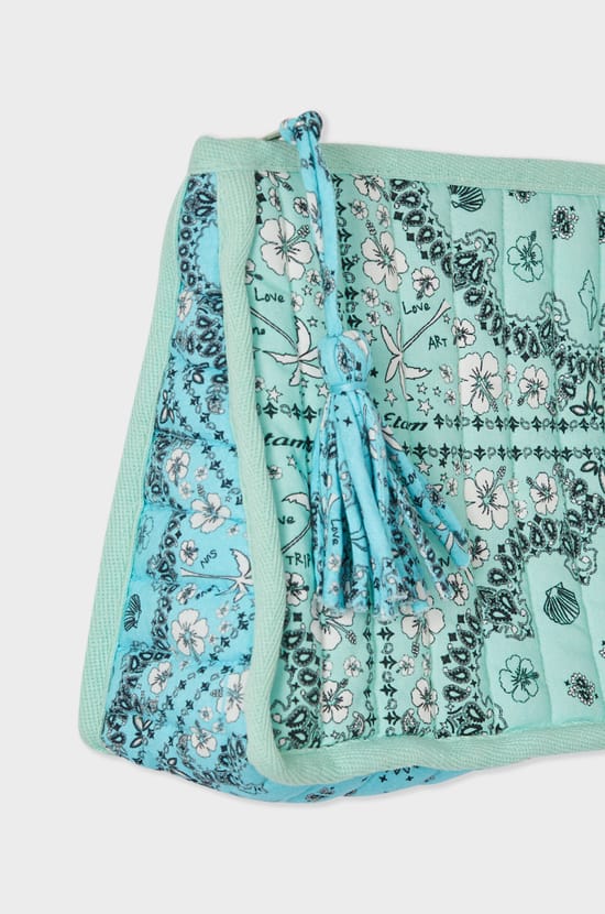 Printed cotton pouch;${refinementColor}