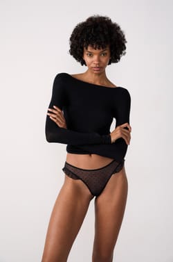 Tanga en tulle;${refinementColor}