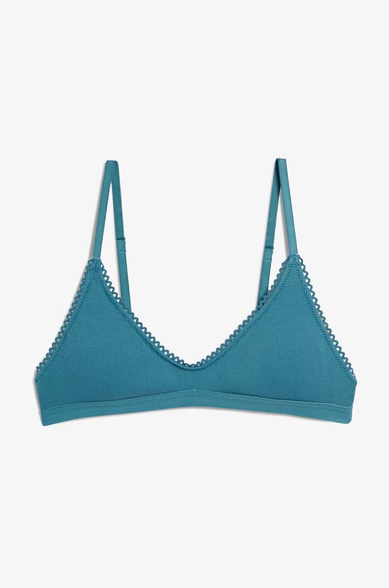 Bralette aus Baumwolle;${refinementColor}