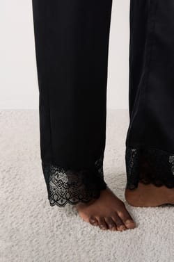 Satin Pyjama Bottoms;${refinementColor}