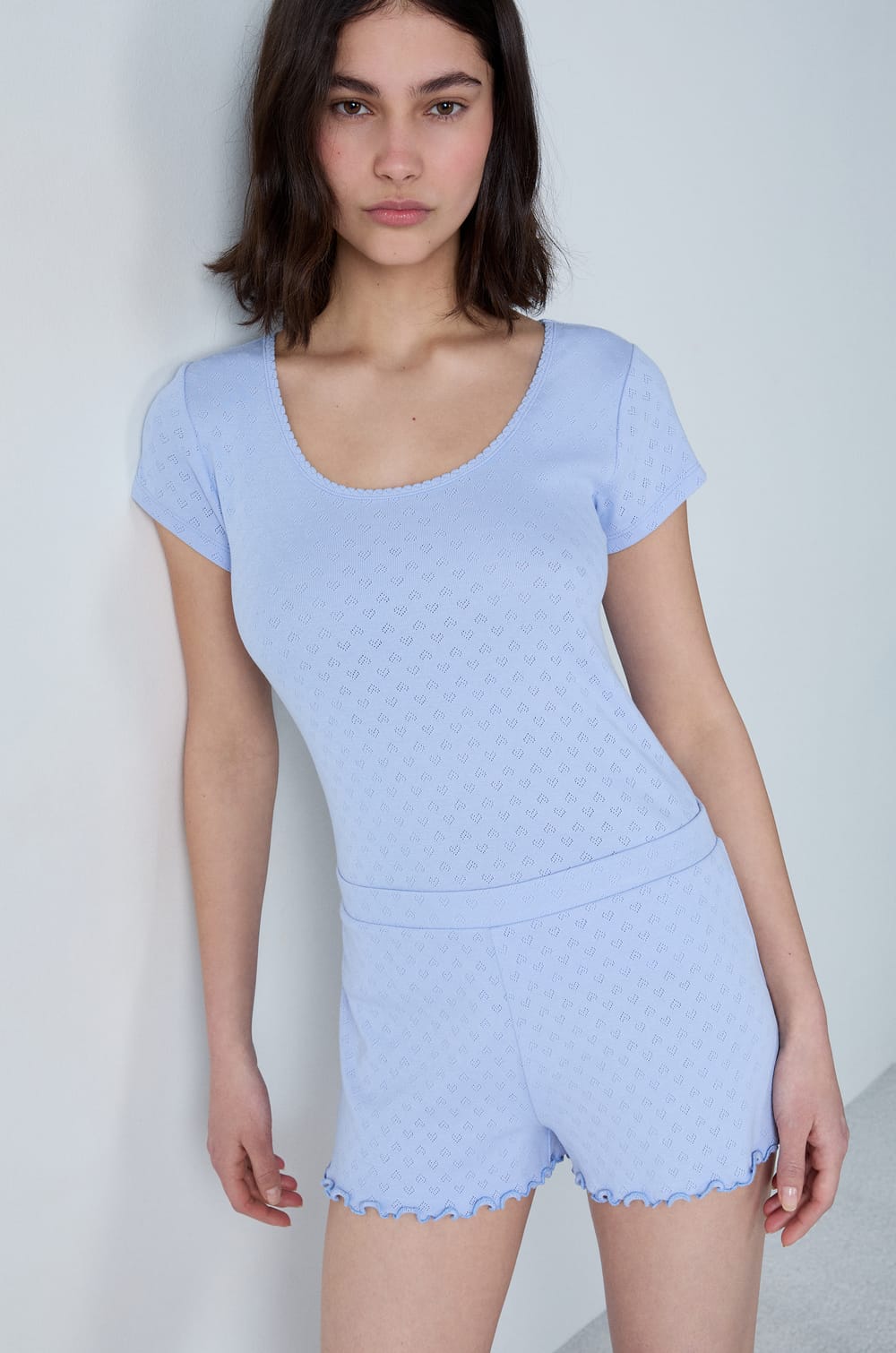 Short Sleeve Pyjama T-Shirt;${refinementColor}
