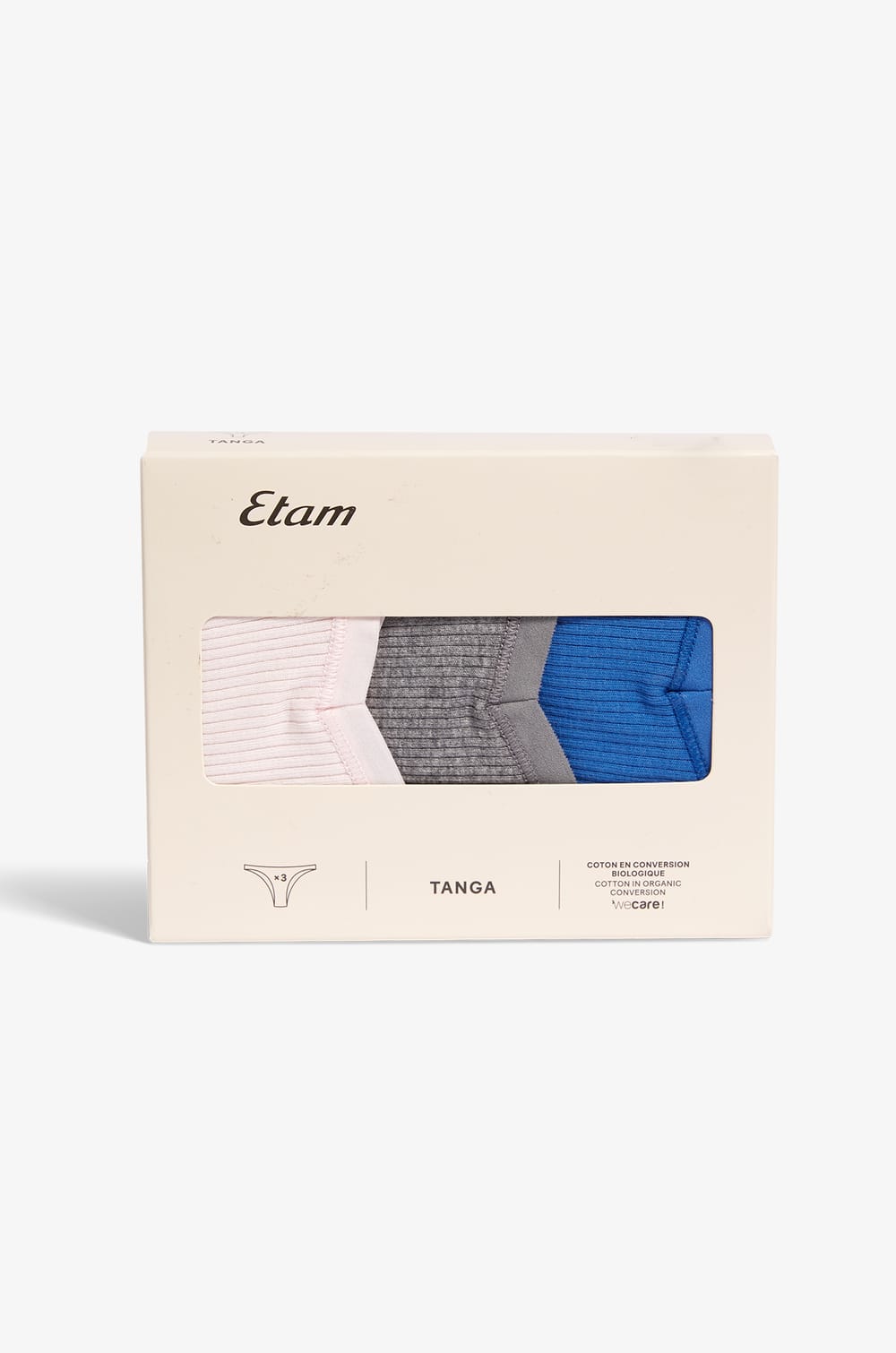 Pack of 3 Cotton Thongs;${refinementColor}