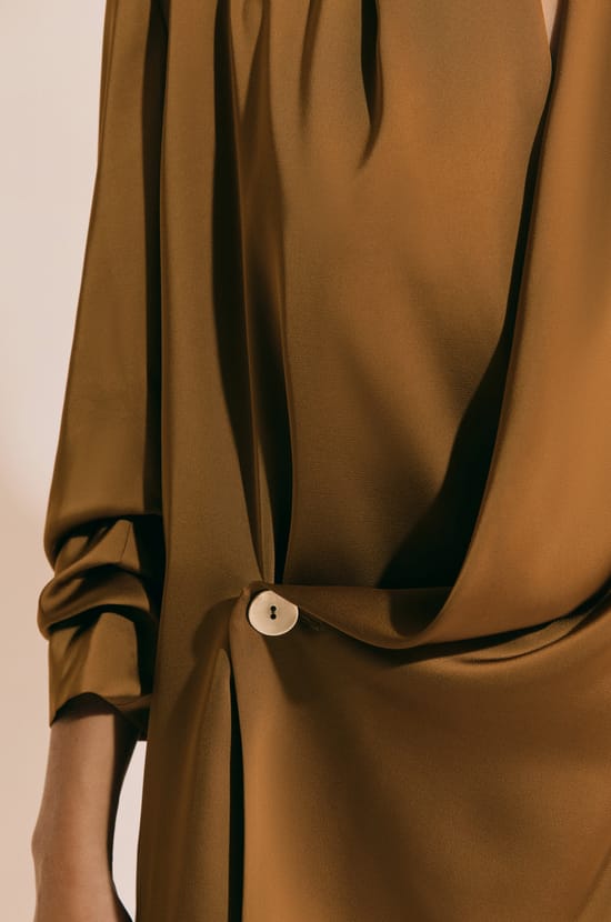 Double-Breasted Long-Sleeved Jacket;${refinementColor}