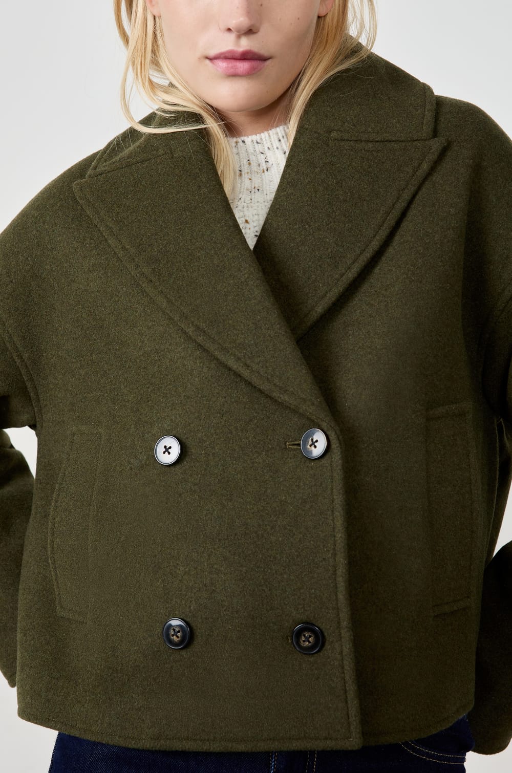 Short Peacoat;${refinementColor}