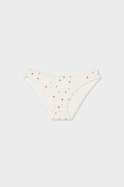 Culotte en pointelle &agrave; motifs c&oelig;urs;${refinementColor}