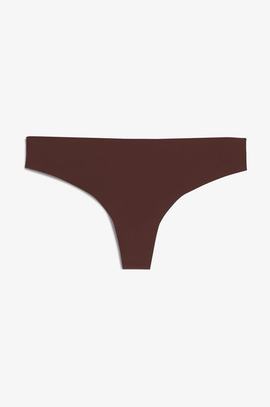Microfibre Thong;${refinementColor}