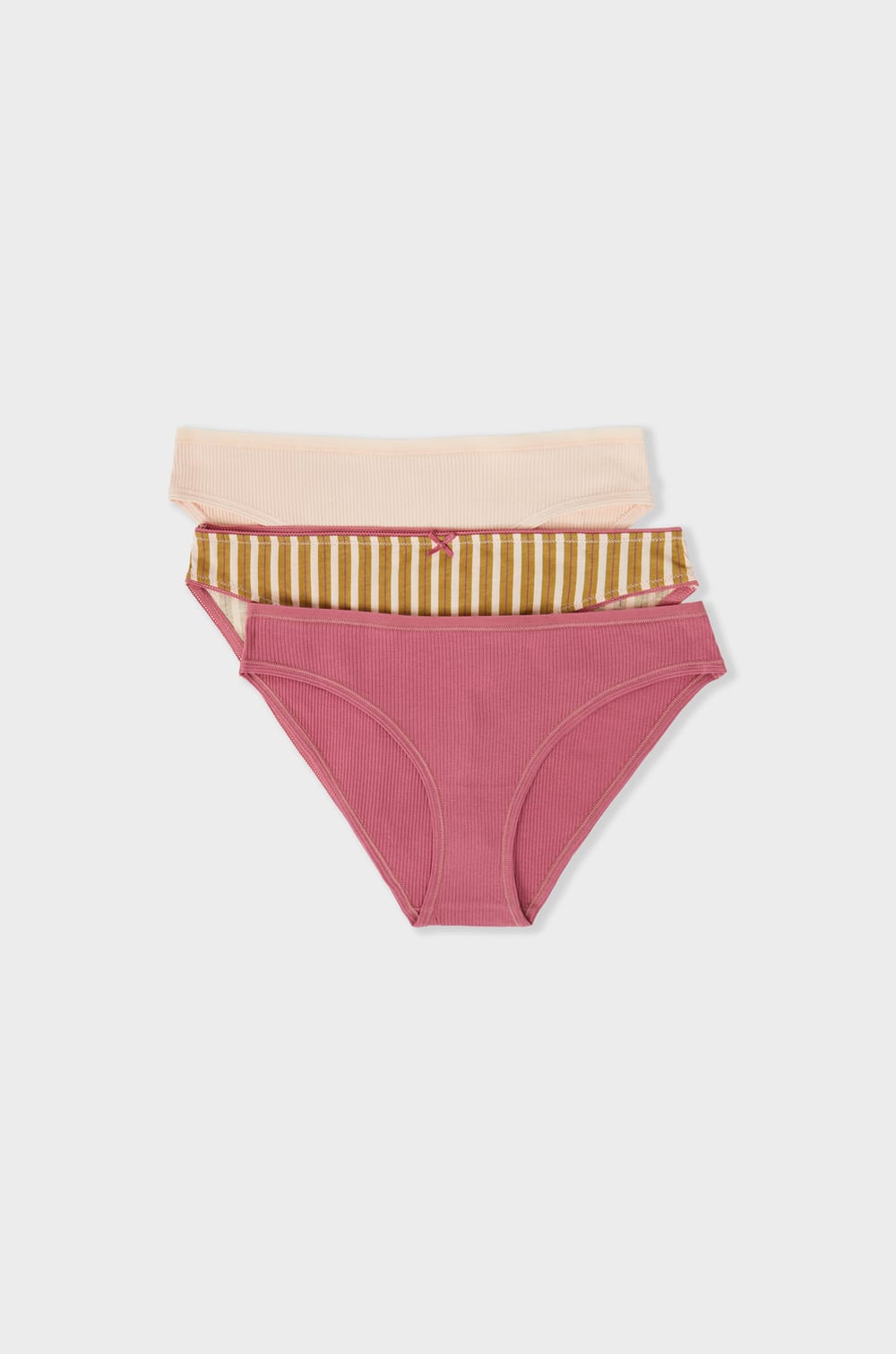 Zestaw 3 majtek z bawełny;${refinementColor}