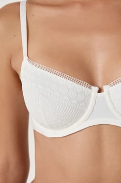 Bra con aros clásico de encaje;${refinementColor}