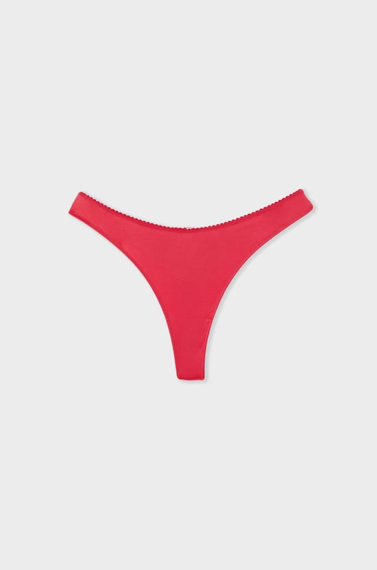 Microfibre Thong;${refinementColor}