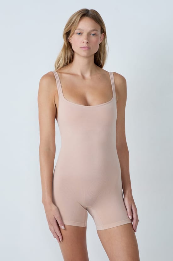 Cotton Short Jumpsuit;${refinementColor}