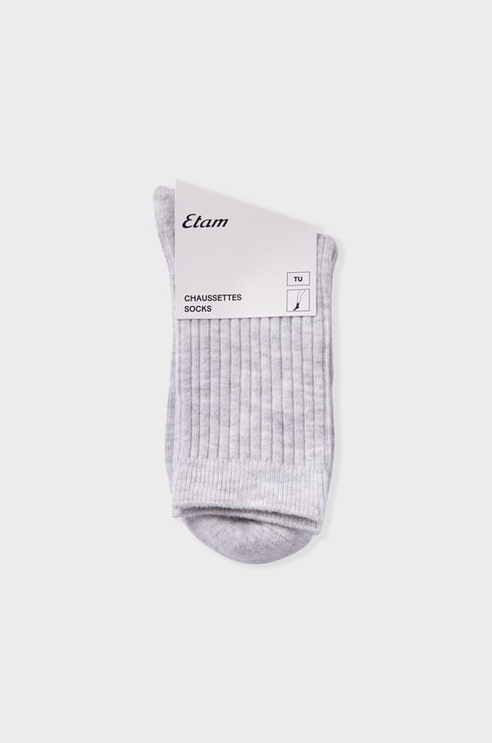 Chaussettes effet côtelé;${refinementColor}