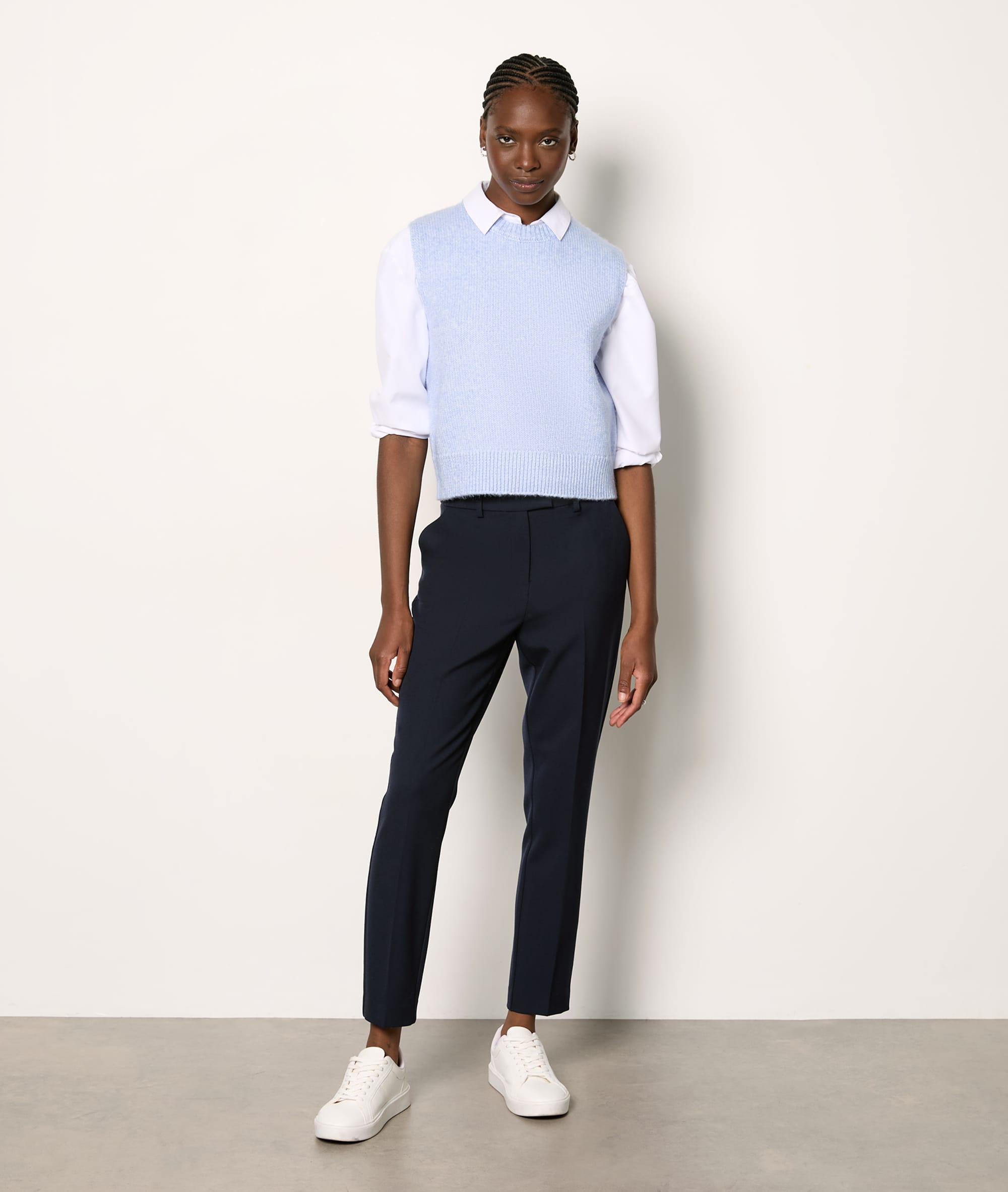 Sleeveless Sweater - GIGI - BLEU CIEL - ETAM