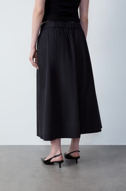 Long Fluid Skirt;${refinementColor}