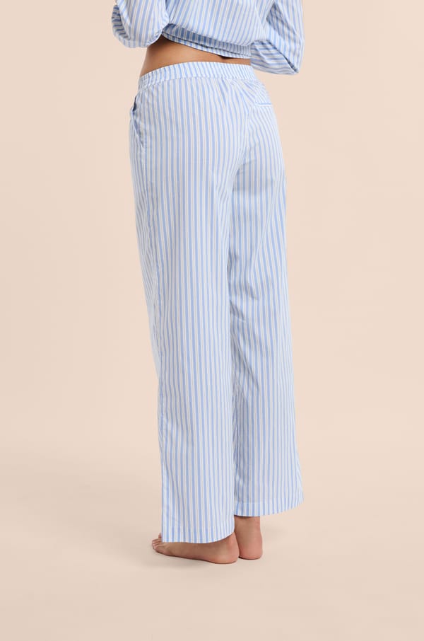 Pantalon de pyjama à rayures avec coton;${refinementColor}