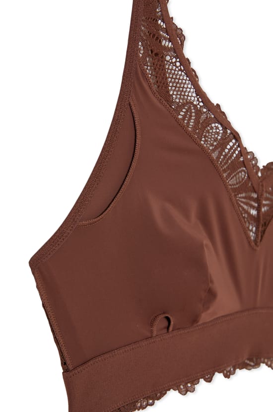 Soutien-gorge triangle en dentelle post-mastectomie;${refinementColor}