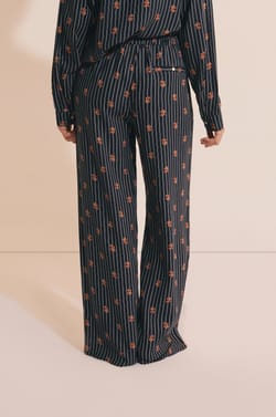 Pyjama Trousers with Dog Motifs;${refinementColor}