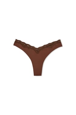 Tanga avec d&eacute;tail dentelle;${refinementColor}