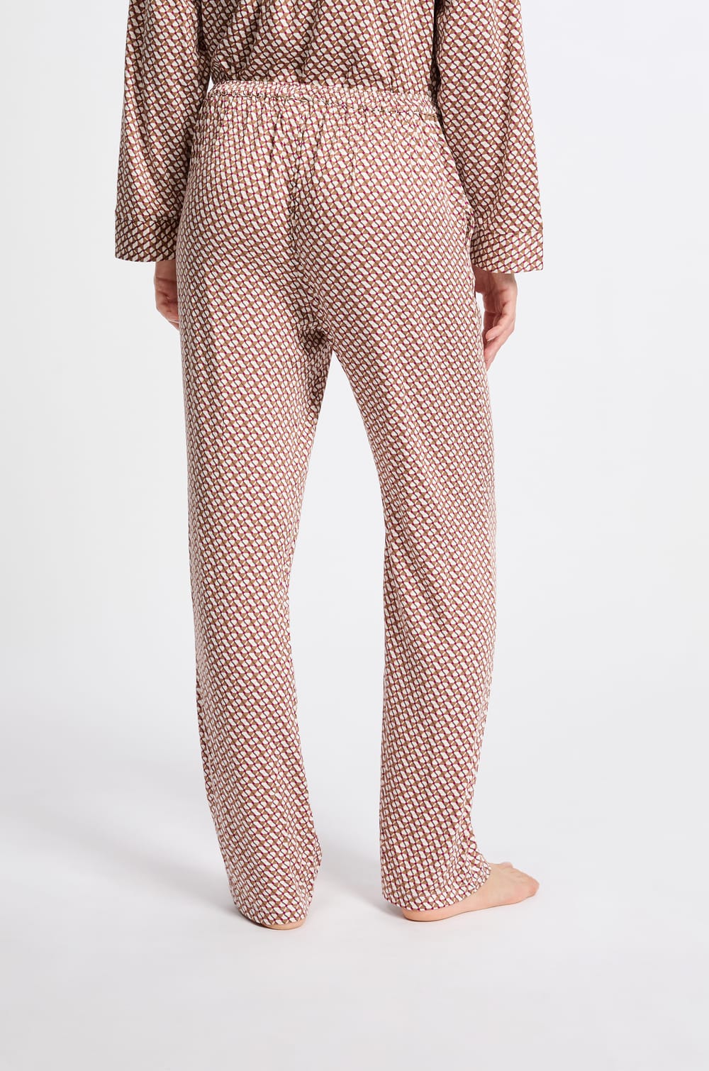 Patterned Pajama Pants;${refinementColor}