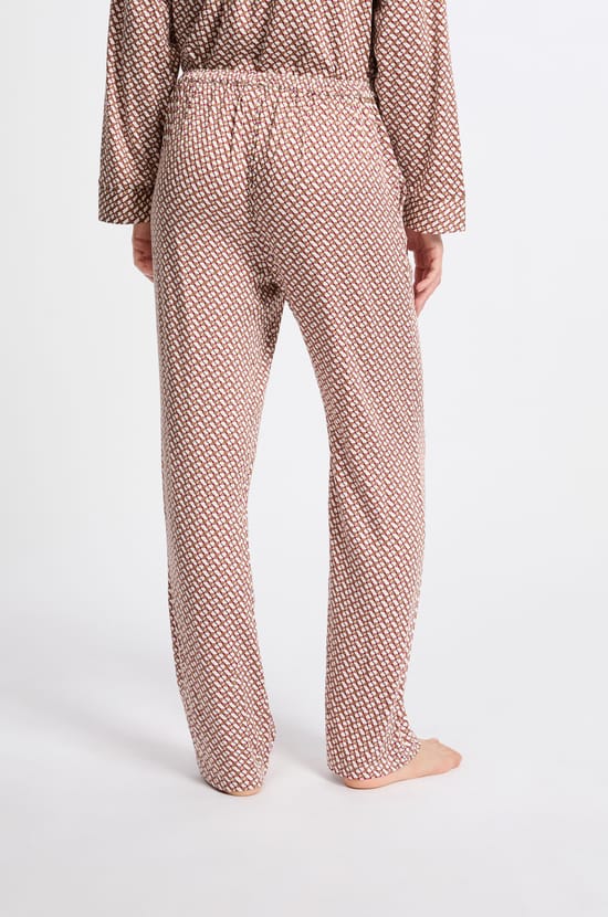Pantalon de pyjama à motifs;${refinementColor}
