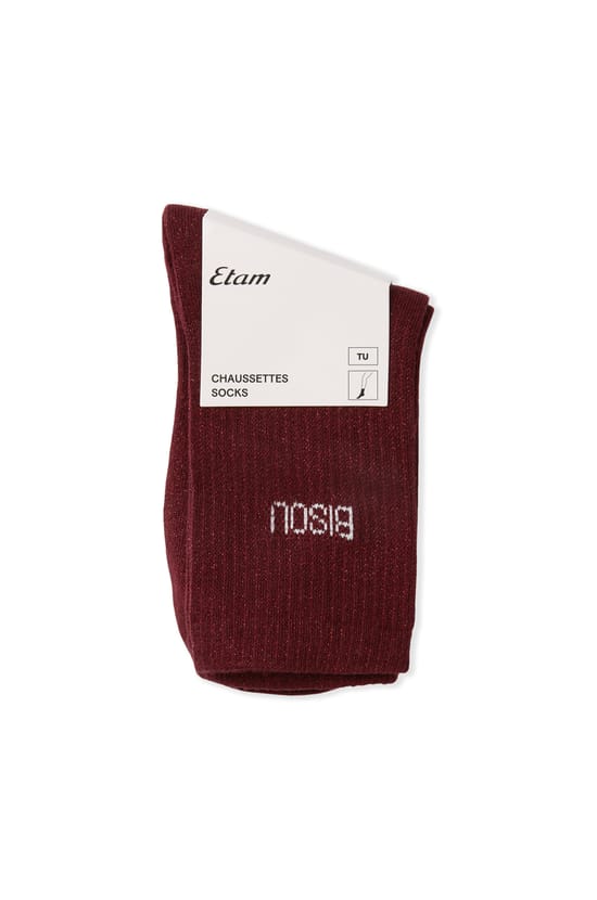 Chaussettes paillet&eacute;es avec coton;${refinementColor}