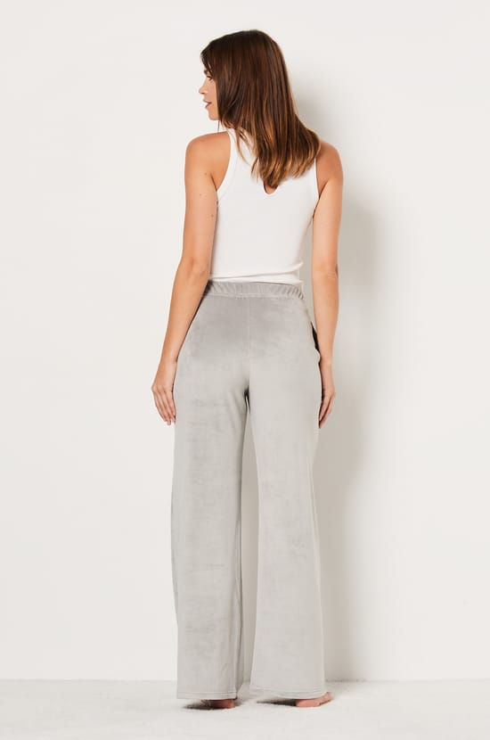 Pantalon de pyjama en velours;${refinementColor}
