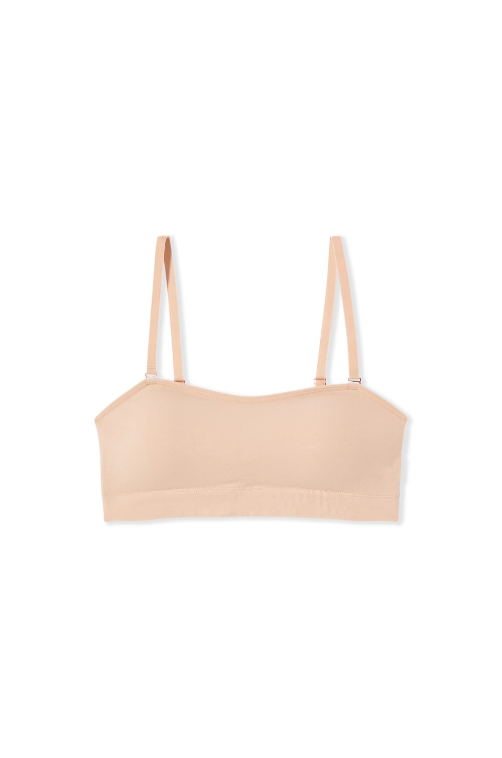 Strapless Bra with Removable Straps in Cotton;${refinementColor}