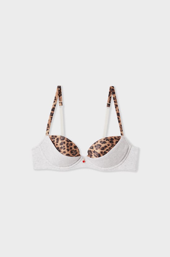 Soutien-gorge coques fines satin&eacute; en coton c&ocirc;tel&eacute; avec charm;${refinementColor}