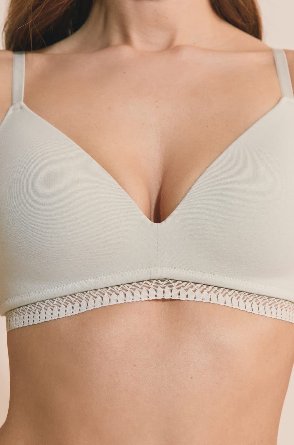 Wireless Lightly Lined Bra in Organic Cotton;${refinementColor}