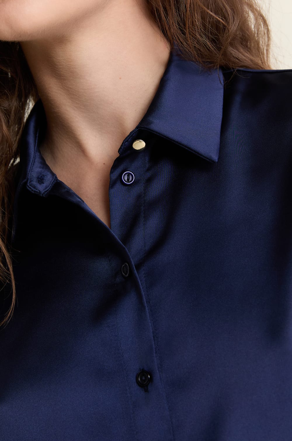 Chemise en satin;${refinementColor}