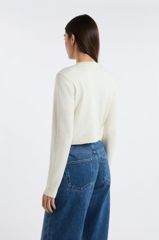 Mini Long-Sleeved Cardigan;${refinementColor}