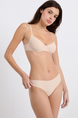 Tanga high leg en microfibre;${refinementColor}